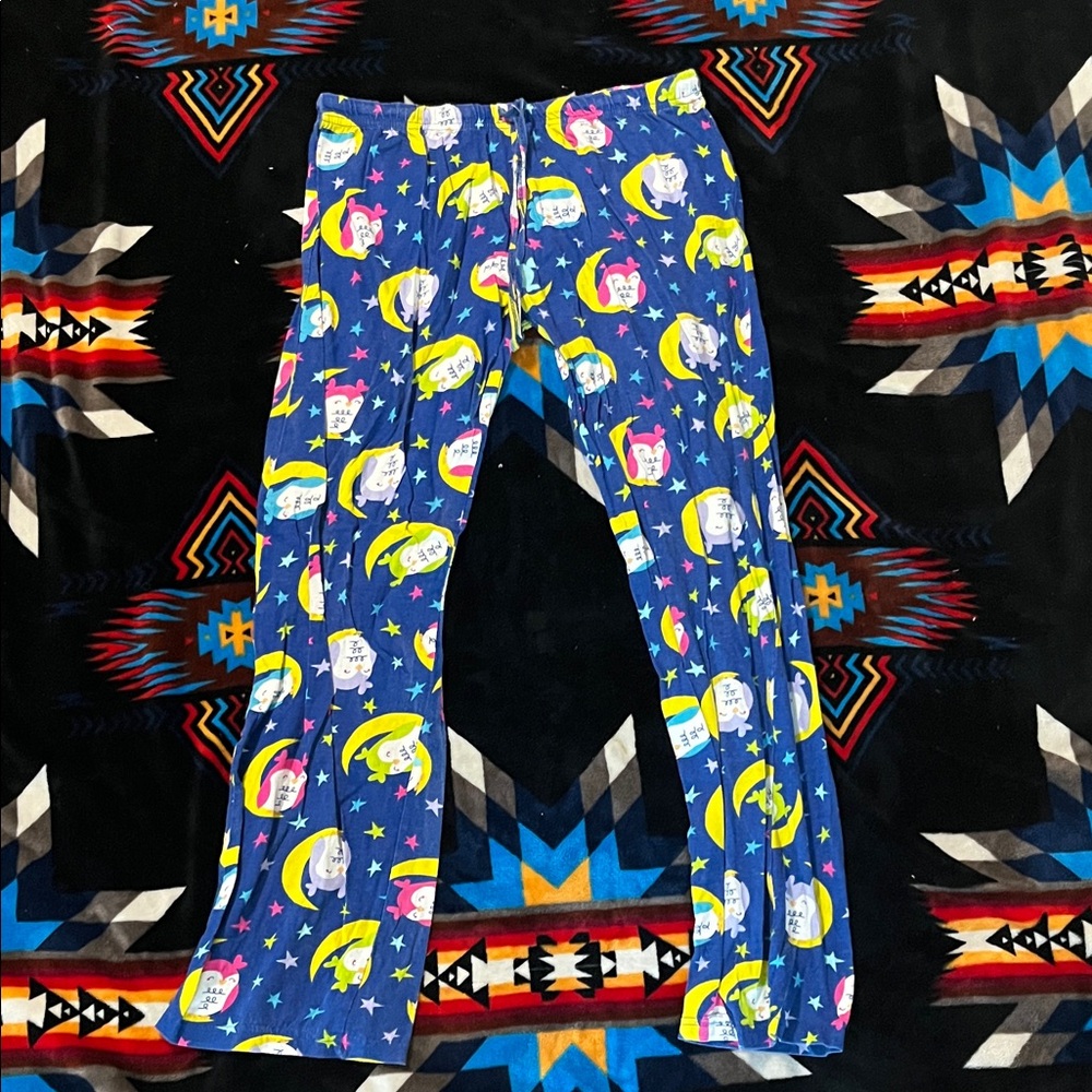 Just Love Kids Pajama Bottoms - Blue with Cartoon Print